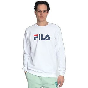 Fila Barbian Sweat-shirt unisexe pour adulte, blanc brillant, 4XL