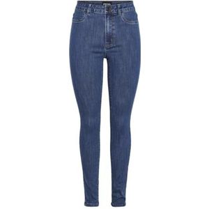 PIECES Pcdea Hw Skinny Mb410 Jegging Noos Skinny Jeans voor dames (1 stuk), Medium blauwe denim