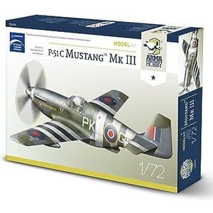 Kunststof model voor het lijmen P-51C Mustang Mk III Model Kit (70039) op schaal 1:72