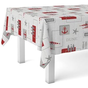 Martina Home Tafelzeil Sea rood 300x140cm