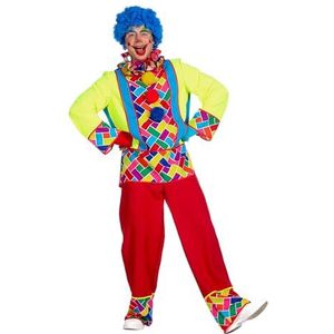 Wilbers&Wilbers Costume de clown, Men, Multicolore, XXXL