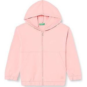 United Colors of Benetton Mesh met capuchon. M/L 3gnsc502h meisjes hoodie (1 stuk), Roze 03Z