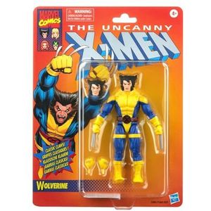 Hasbro Marvel Legends Series X-Men Wolverine actiefiguur, 15,2 cm, 3 accessoires, F3981, meerkleurig