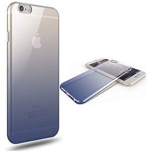 Shot Case - Siliconen beschermhoes voor iPhone 5/5S/SE, tweekleurig, zacht, gel, voor Apple iPhone 5/5S/SE, zwart