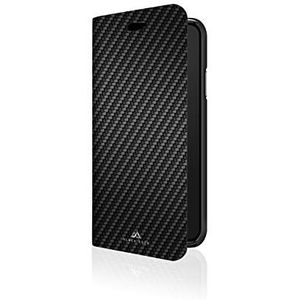 Black Rock Telefoonhoesje 'Flex Carbon' (voor Apple iPhone Xs, slank design, van microvezel, kunststof, polyurethaan (PU), ideale bescherming, 180 graden of 360 graden bescherming) zwart