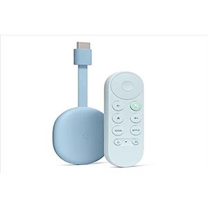 Chromecast met Google TV, stream entertainment naar je tv met spraakzoeken, bekijk films, programma's en tv-series in kwaliteit tot 4K HDR, eenvoudig te bedienen