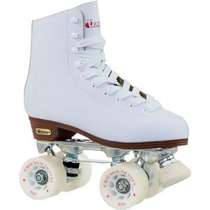 Chicago CRS80010, voor dames, leer, gevoerd, Rink Skate, wit, 10