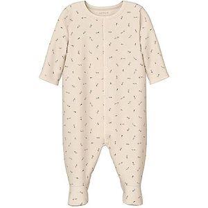 NAME IT Nbfnightsuit W/F Buttercream Floral Noos Slaappak Baby Meisjes, Botercrème.