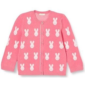 United Colors of Benetton Pull Cardigan Fille, Rose saumon 11F, 68