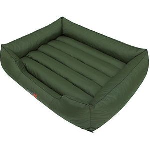 HobbyDog corzie10 Hondenbed, bank, slaapmand, comfort, maat XL, 82 x 62 cm, groen