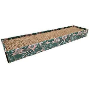 Croci Homedecor, Krabpaal van karton, textuur, bladeren, afmetingen 48 x 5 x 12,5 - 450