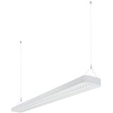 LEDVANCE LED plafondlamp, Lineair IndiviLED DIRECT/INDIRECT EMERGENCY / 42W, 220…240V, stralingshoek 70, warm wit, 3000K, materiaal van de behuizing: aluminium, IP20