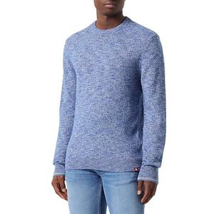 Scotch & Soda Pull à col rond mélangé pour homme, Boat Blue 3580, XL