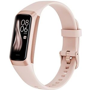 Multifunctionele fitnesstracker compatibel met Android en iOS, GPS smartwatch, bloedzuurstofdetectie, roze C60