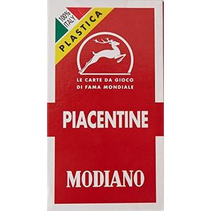 MODIANO Piacentine 81/10-100% kunststof – regionale speelkaarten