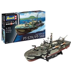 1:72 Revell 05165 Patrol Torpedo Boat PT-588/PT-57 Plastic Modelbouwpakket