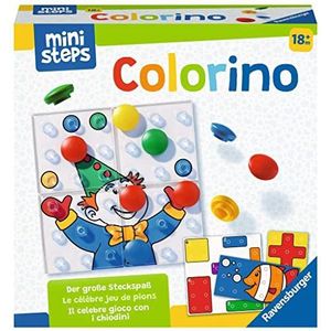 Ravensburger ministeps 4165 Colorino, meegaand leerspel - zo worden kleuren leren om kinderspel te leren - de spelklassieker voor kinderen vanaf 18 maanden