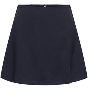 ONLY Onlnova Life Vis Chay Skort Solid pour femme, Bleu nuit, S