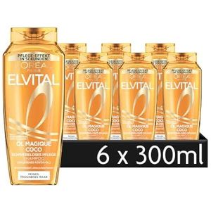 L'Oréal Paris Elvital Magische Kokosolie, 6 x 300 ml
