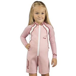 Cressi Kids Unisex kinderen zwempak lange mouwen Shorty Jumpsuit Ultra Stretch Pink L (4 jaar)