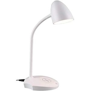 Reality Leuchten Load LED tafellamp 4W kunststof wit met touch dimmer en inductieve belasting R59029901