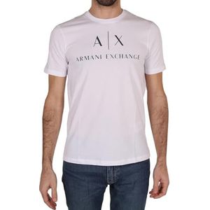 A|X ARMANI EXCHANGE 8nztcj T-shirt voor heren (1 stuk), Wit
