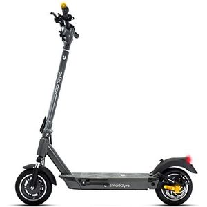 SMARTGYRO K2 Titan-elektrische step, 48 V, 13.000 mAh, ophanging voor en achter, multifunctioneel display, schijfrem, 10 wielen, app, licht en opvouwbaar, uniseks, volwassenen, grijs