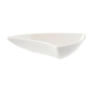 Villeroy en Boch NewWave Move gebogen schaal, premium porselein, wit, 14 x 15 cm