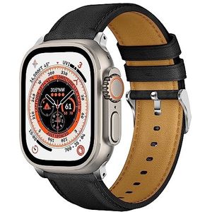 Verstelbare leren armband voor Apple Watch 8 41 mm, 40 mm, 38 mm, compatibel met iWatch Series 8, 7, 6, SE, 5, 4, 3, 2, 1, voor dames en heren