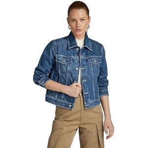 G-STAR RAW True Denim Jas Dames Jassen, Blauw (Worn in Heavenly Sky D24337-D499-G563)