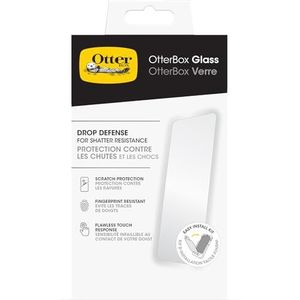OtterBox Displaybeschermfolie - Glas voor iPhone 15 Pro, gehard glas, krasbescherming, valbescherming voor bescherming tegen splinters
