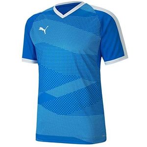 PUMA Teamfinal Indoor Jersey T-shirt voor heren, Elektrisch Blauw Citroen Puma Wit