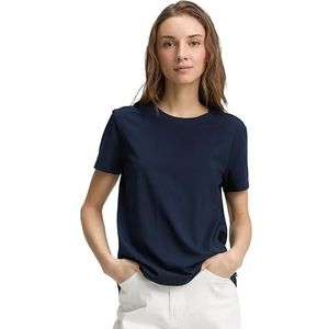TOM TAILOR Denim 1040183 T-shirt voor dames, 14314 - Donker marineblauw, XL