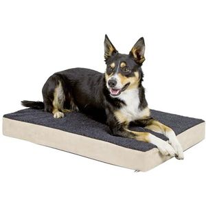 KERBL Traagschuim matras voor honden, 80 x 50 x 8 cm, zwart