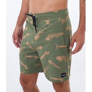 Hurley Heren Phantom-eco Classic 18' boardshorts, houtskool varen, 36, Houtskool varen