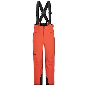 Ziener AXI Pantalon de ski pour enfant | Imperméable coupe-vent chaud, orange brûlé, 104