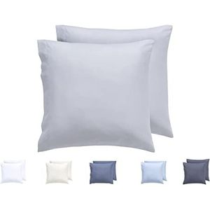 Todocama Set van 2 kussenslopen, extra zachte microvezel, hypoallergeen,