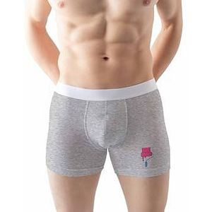Green Fish Boxer pour homme, gris, M