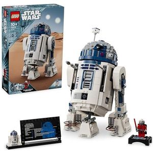 LEGO Star Wars R2-D2, Droid model van stenen om te verzamelen, speelgoed voor kinderen en volwassenen, decoratie-idee, creatief cadeau voor jongens en meisjes vanaf 10 jaar, voor fans van de Saga