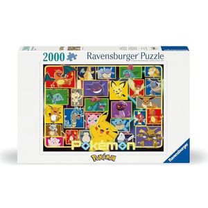 Ravensburger - Puzzel 2000 stukjes - Puzzel voor volwassenen - Vanaf 14 jaar - lichtgevende Pokémon - Premium kwaliteit puzzel gemaakt in Europa - Fun & Action - 12001130