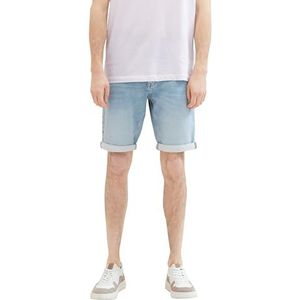 TOM TAILOR JOSH REGULAR SLIM SHORTS 10280 Denim Shorts voor heren, Stone Washed denim, 40, 10280 - Stone Washed Denim