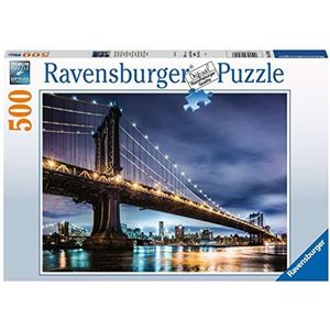 Puzzel 500 Stukjes NY, de Stad Die Nooit Slaapt (Stadsleven)