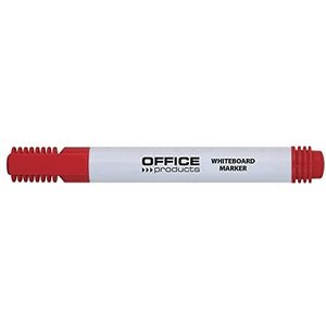 OFFICE PRODUCTS Whiteboard-marker basic/1-3 mm brede ronde punt, rood/droog afwasbaar, niet-giftige inkt op alcoholbasis, zonder xyleen en tolueen