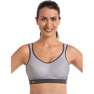 Anita Active Sportbeha voor dames (1 stuk), grijs (heidekraut 254), 95E, grijs (grijs heidekruid 254)