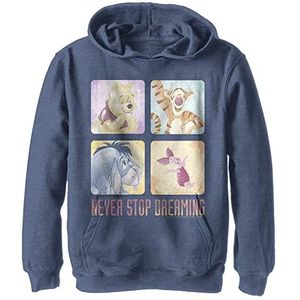 Disney Winnie The Pooh Squad Boy's fleece capuchontrui, marineblauw, maat S, Navy Blauw