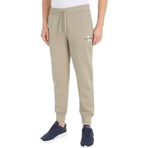 Calvin Klein Jeans Monologo Hwk J30j324685 gebreide broek voor heren, Plaza Taupe