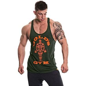 Golds Gym Fitnesstanktop, workout, hoogwaardig, Muscle Joe Stringer vest voor heren (1 stuk)