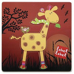 Label Friends Giraffe puzzelspel, 4-delig