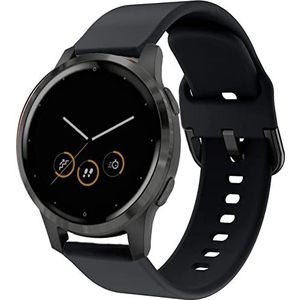 BRLYYO Venu 2S/Vivoactive 4S Armband 18 mm van zachte siliconen voor Vivomove 3S/Fossil vrouwen Q Venture HR Gen 4/Gen 3/Withings Steel HR 36 mm/Huawei Watch 1/Fit Withings Steel HR 36 mm