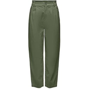 ONLY Onlmaree Hw Balloon Chino CC PNT Pantalon chino pour femme, Trèfle à quatre feuilles, 42W / 32L